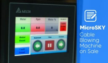 Fiber Optic Cable Blowing Machine on Sale microsky