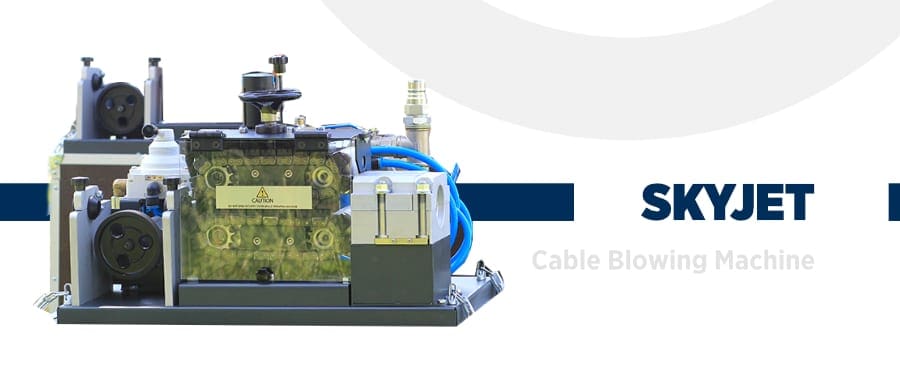 fiber blowing machine banner