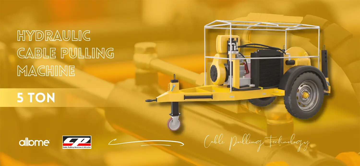 Hydraulic Cable Pulling Machine 5 Ton