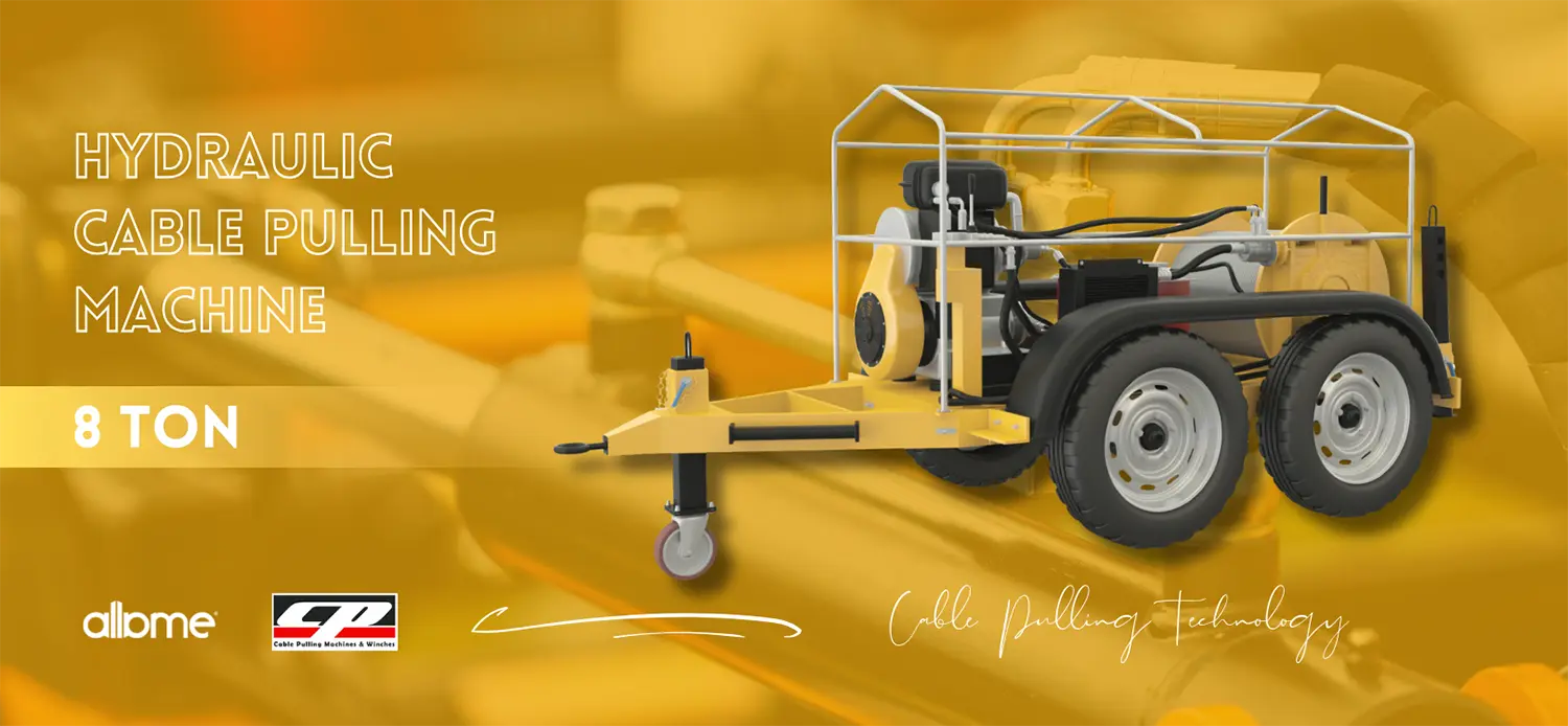 Hydraulic Cable Pulling Machine 8 Ton