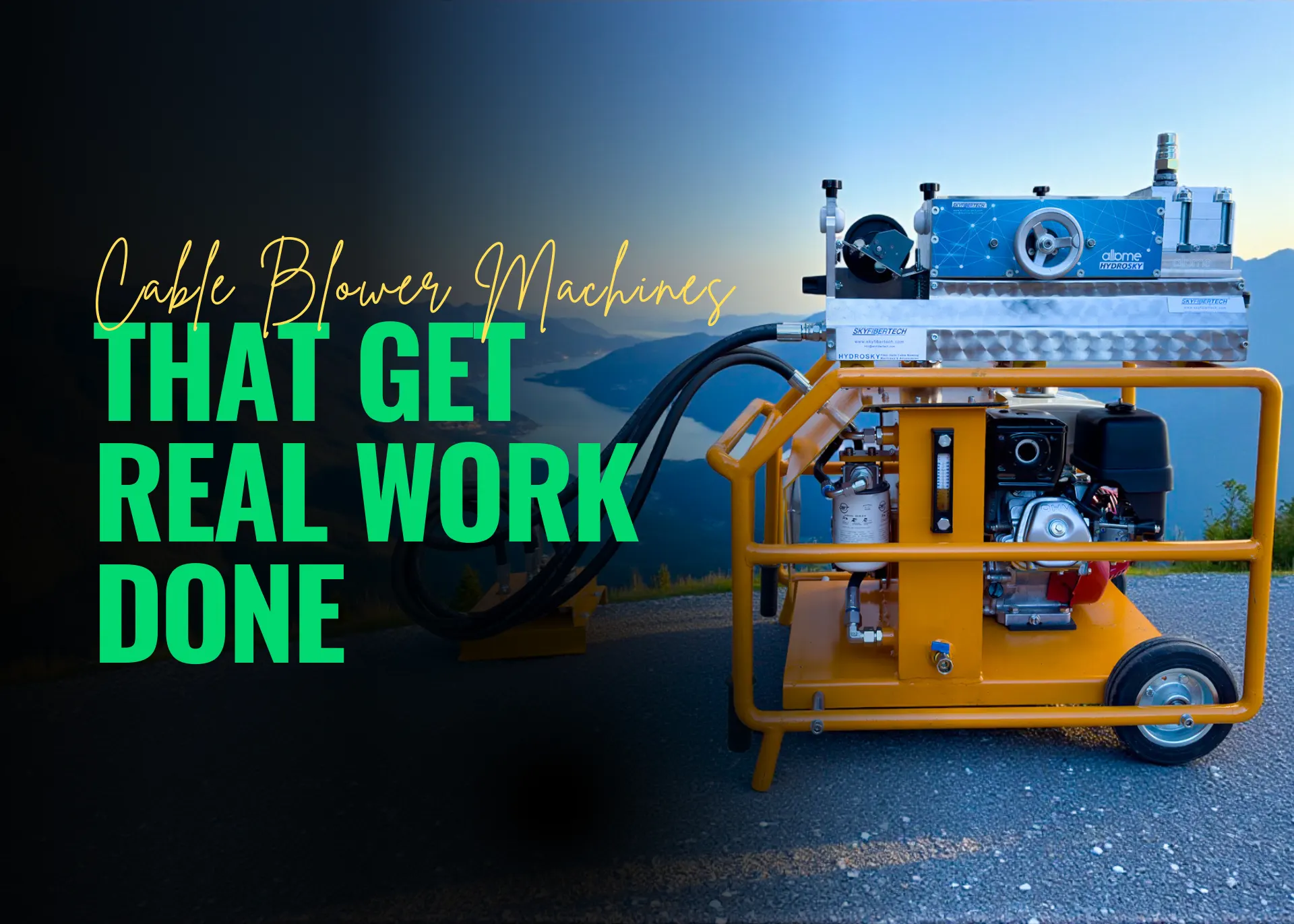 cable blower machines that get real work done cable blower machines that get real work done